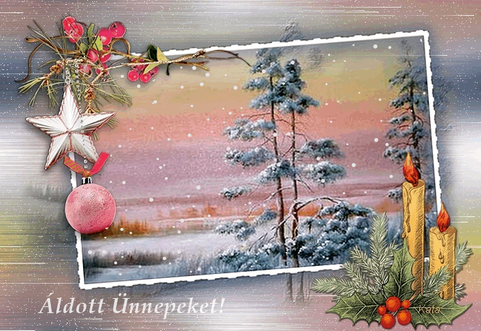 Áldott ünnepeket!