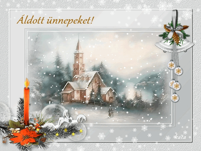 Áldott ünnepeket!