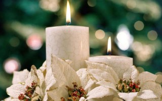 Adventi gyertyák, asztaldísz...