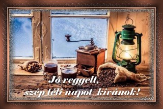 Jó reggelt, szép téli napot!