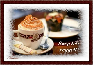 Szép téli reggelt...