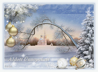 Áldott ünnepeket!